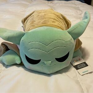 Star Wars Grogu Plush Pillow Large  Baby Yoda 23 inches Cuddleez New